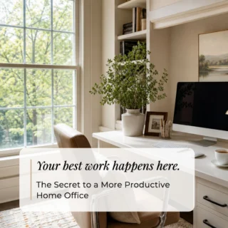 Productive home office tips