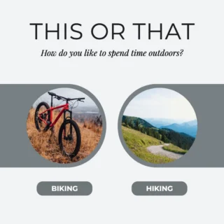 This or that outdoor activities
